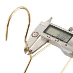 20 Metalen Kleerhangers, Ultra-dunne en Ruimtebesparende Kledinghangers, Goud