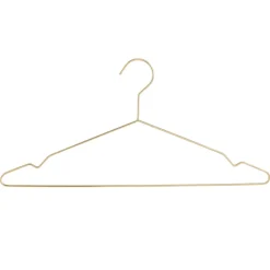 20 Metalen Kleerhangers, Ultra-dunne en Ruimtebesparende Kledinghangers, Goud