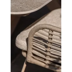 4 Seasons Fabrice lounge dining stoel - Latte