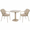 4 Seasons Manitoba bistro tuinset 3-delig Manolo tuintafel - latte