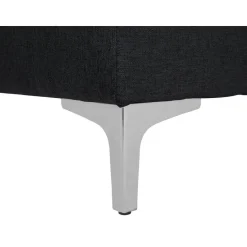 ABERDEEN - Chaise longue - Grijs - Symmetrisch - Polyester