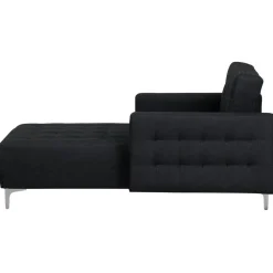 ABERDEEN - Chaise longue - Grijs - Symmetrisch - Polyester