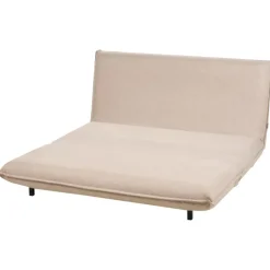 ABISKO - Slaapbank 2-zits - Beige - Kunstlinnen