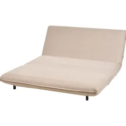 ABISKO - Slaapbank 2-zits - Beige - Kunstlinnen