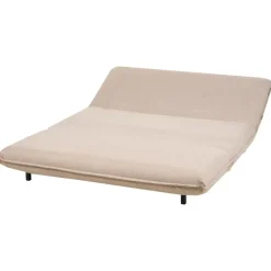 ABISKO - Slaapbank 2-zits - Beige - Kunstlinnen