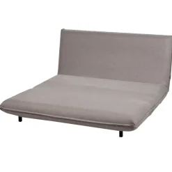ABISKO - Slaapbank 2-zits - Donkergrijs - Kunstlinnen