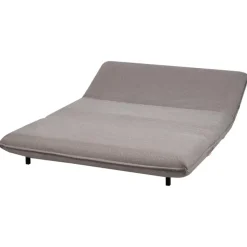 ABISKO - Slaapbank 2-zits - Donkergrijs - Kunstlinnen