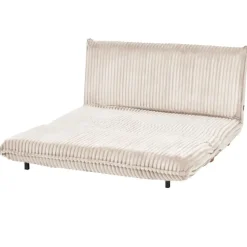 ABISKO - Slaapbank 2-zits - Gebroken wit - Corduroy