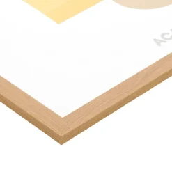 ACAZA Fotokader - Fotolijst van 60x80 cm - Warm Oak - MDF - Plexiglas