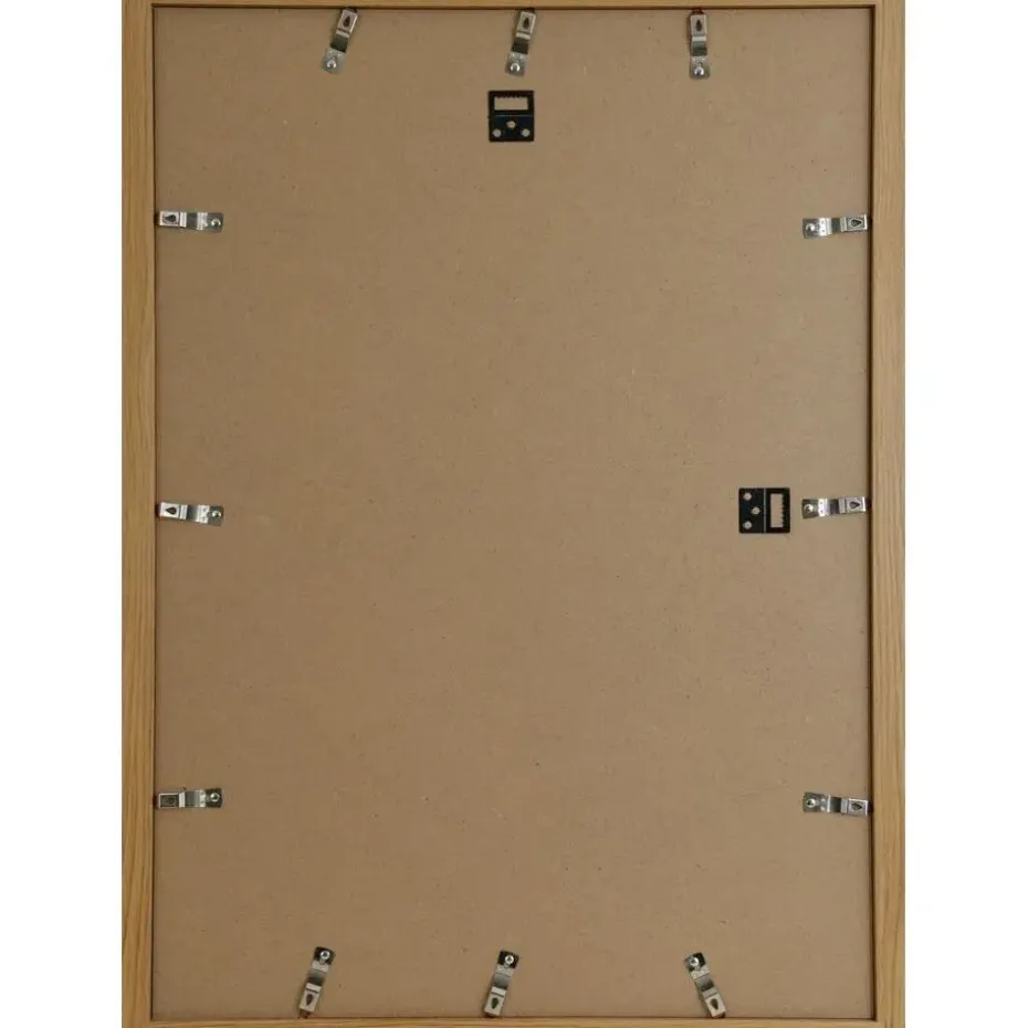 ACAZA Fotokader - Fotolijst - 50x70 cm - MDF hout & plexiglas - Warme Eik kleur