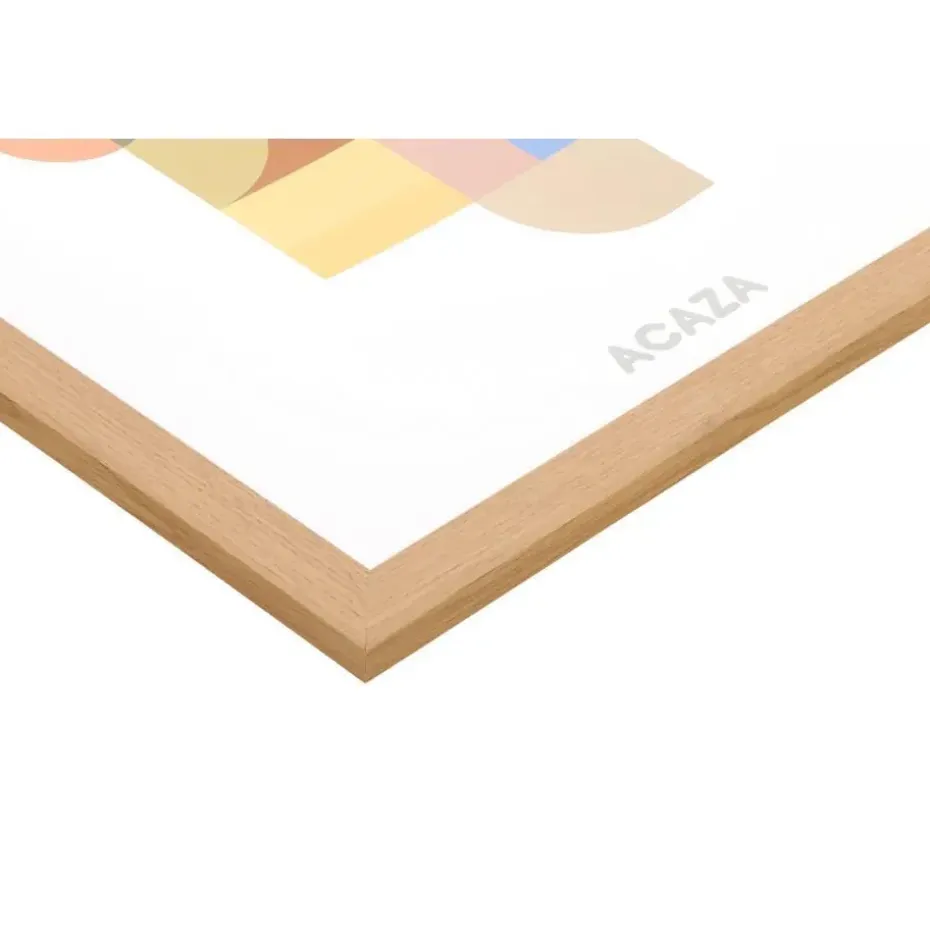 ACAZA Fotokader - Fotolijst - 50x70 cm - MDF hout & plexiglas - Warme Eik kleur