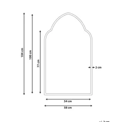 ACONCHI - Spiegel - Goud - IJzer