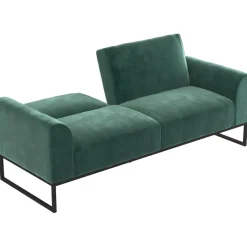 Adley - 2-zits slaapbank in groen fluweel
