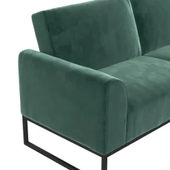 Adley - 2-zits slaapbank in groen fluweel