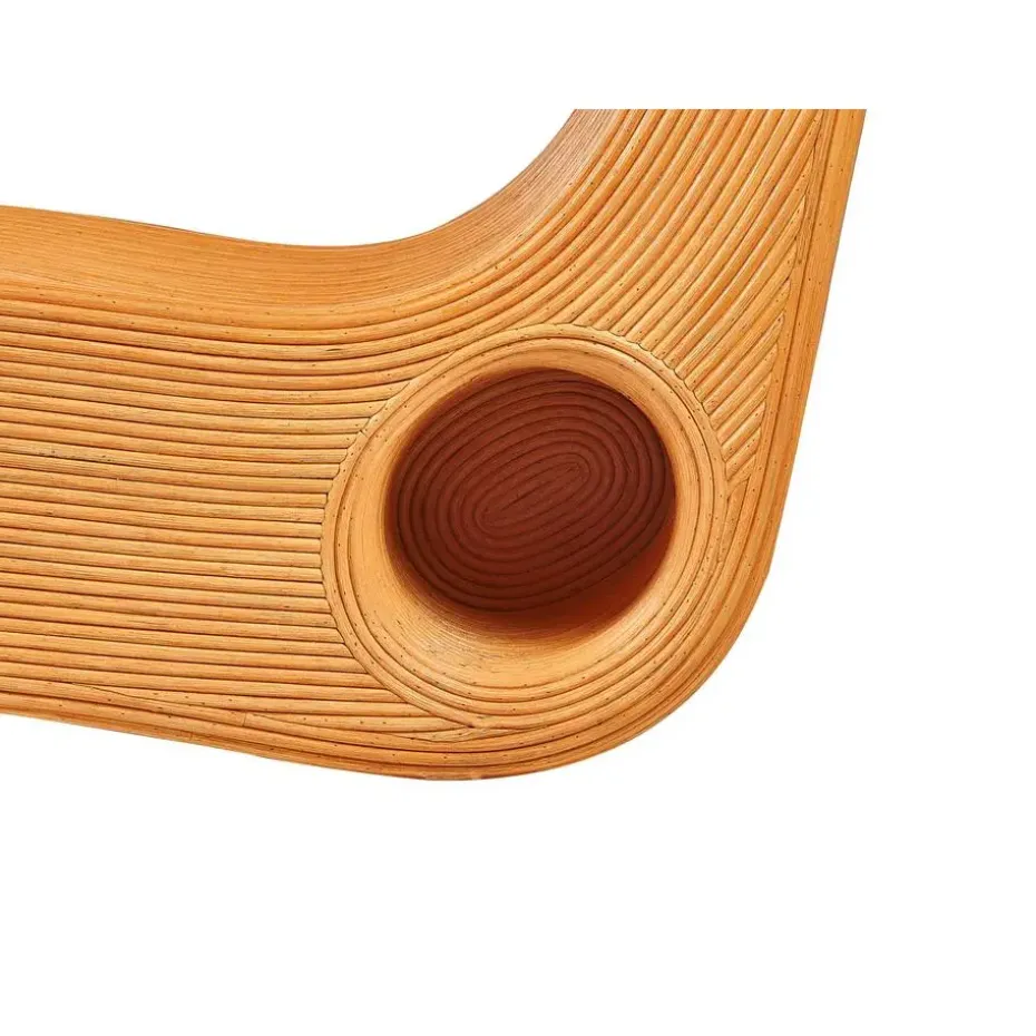 AIROLE - Ligstoel - Lichthout - Rotan