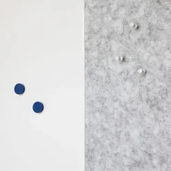 Akoestisch wandpaneel PET-vilt - 100x100cm - Visgraat motief Lichtgrijs