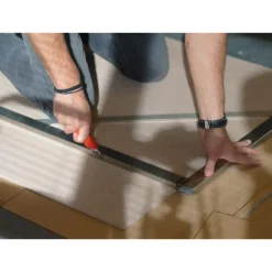 Akoestisch wandpaneel PET-vilt - 100x100 cm - Taupe