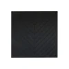 Akoestisch wandpaneel PET-vilt - 100x100cm - Visgraat motief Zwart