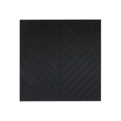 Akoestisch wandpaneel PET-vilt - 100x100cm - Visgraat motief Zwart