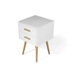 ALABAMA - Nachtkastje - Wit - MDF
