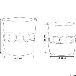ALANG - Mand set van 2 - Natuurlijk - Jute