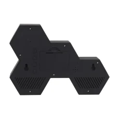 Alarm clock Six in the Mix rubberized black.