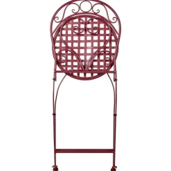 ALBINIA - Bistroset voor 2 - Bordeaux - Metaal