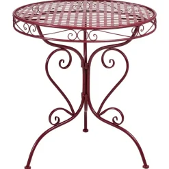 ALBINIA - Bistroset voor 2 - Bordeaux - Metaal