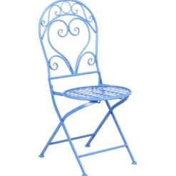 ALBINIA - Bistroset voor 2 - Blauw - Metaal