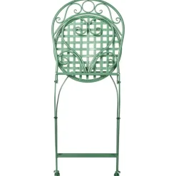 ALBINIA - Tuinstoel set van 2 - Groen - Metaal