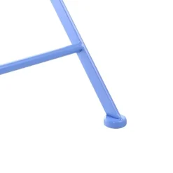 ALBINIA - Tuinstoel set van 2 - Blauw - Metaal