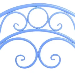 ALBINIA - Tuinstoel set van 2 - Blauw - Metaal