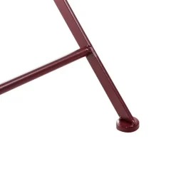 ALBINIA - Tuinstoel set van 2 - Bordeaux - Metaal