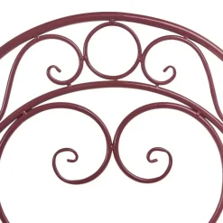 ALBINIA - Tuinstoel set van 2 - Bordeaux - Metaal