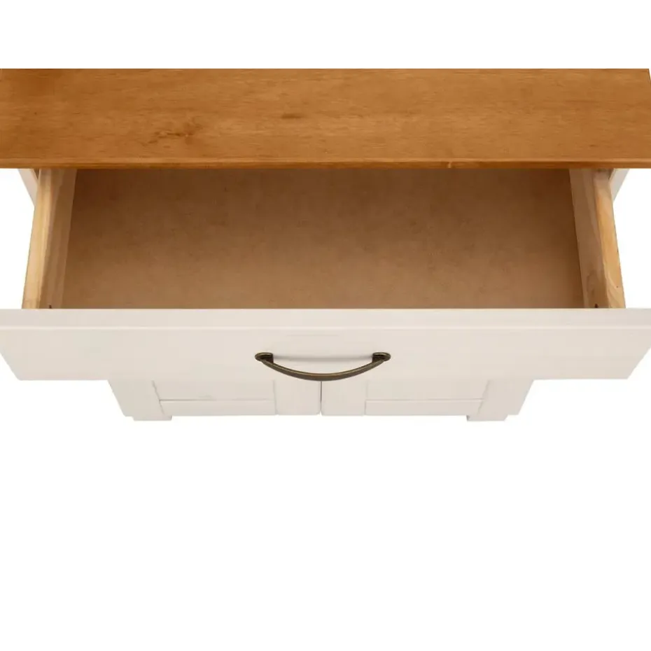 Alby - Kast met 2 deuren en 1 lade in grenen wit