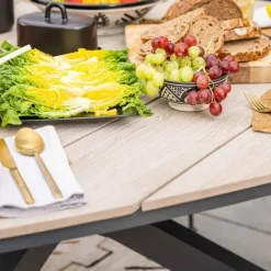 Aleria tuinset 7-delig - Tulli triangle tafel 170 cm