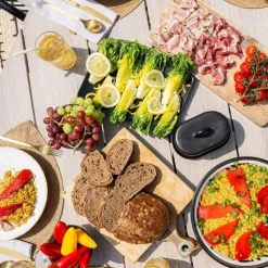 Aleria tuinset 7-delig - Tulli triangle tafel 170 cm