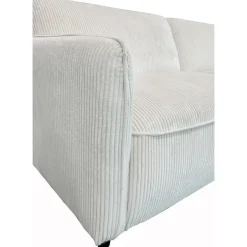 Alicia - Slaapbank 3-zits in crèmekleurige stof