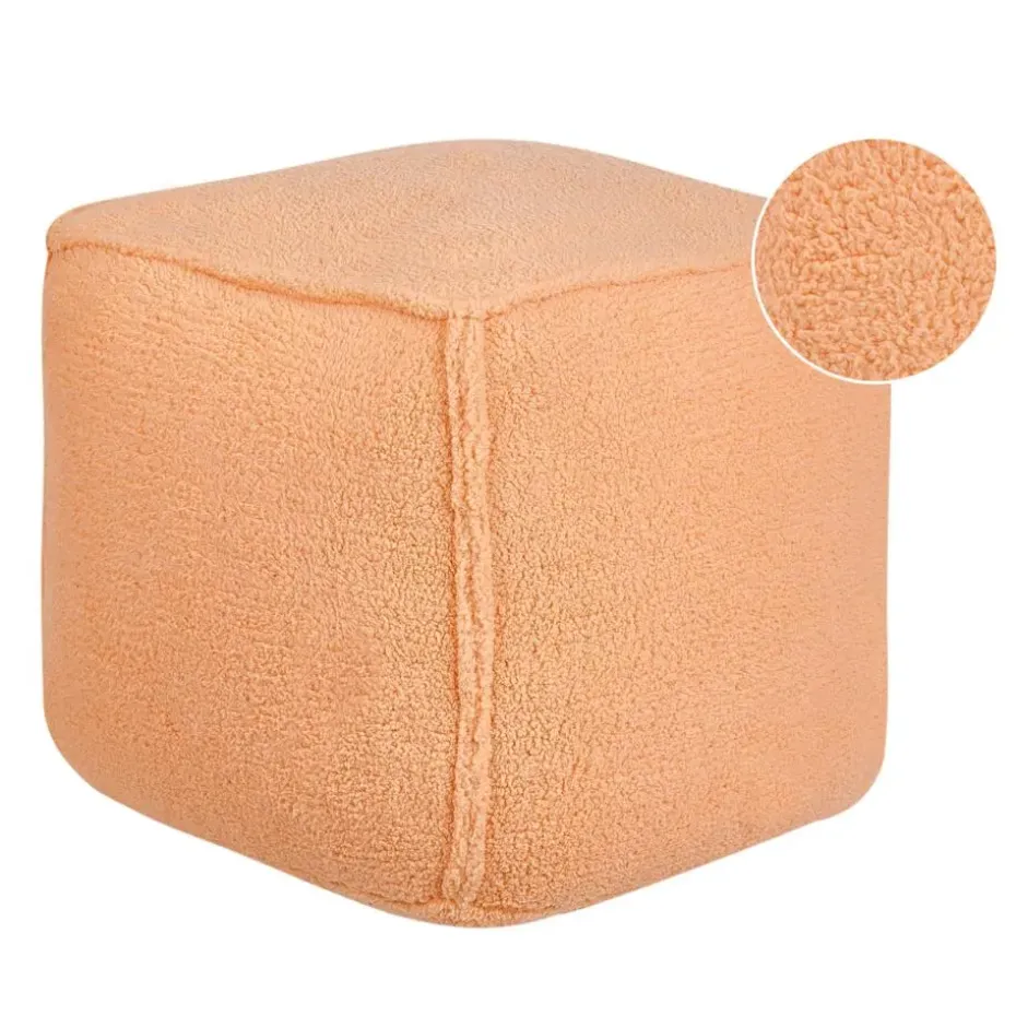 ALIPUR - Poef - Oranje - Polyester