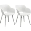 Allibert Tuinstoel Akola - wit (2 stuks)