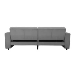 Allie - 3-zits slaapbank in grijs stof