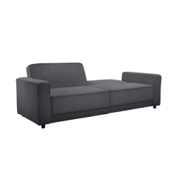 Allie - 3-zits slaapbank in antraciet stof