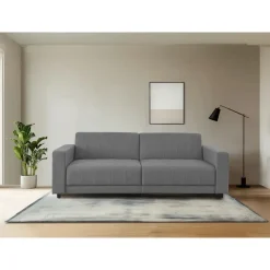 Allie II - Slaapbank 3-zits in grijze stof