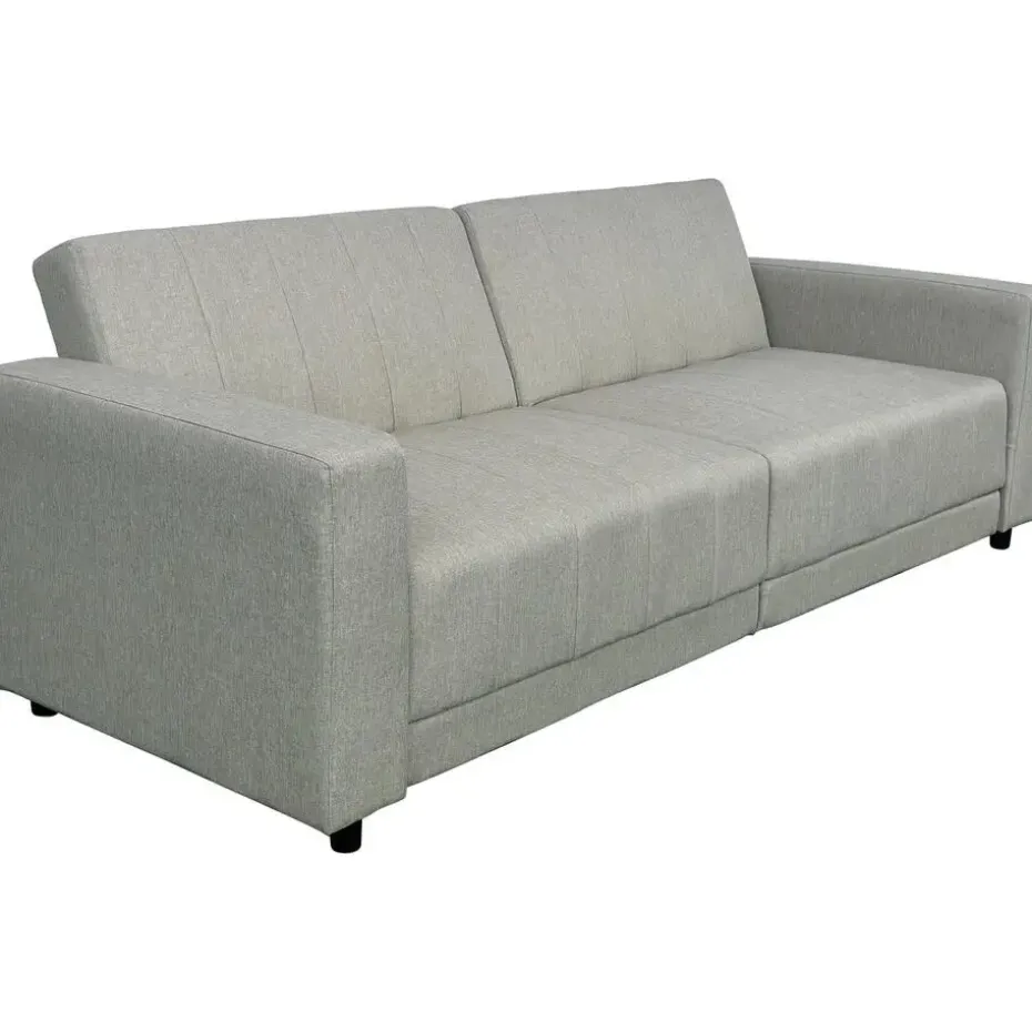 Allie II - Slaapbank 3-zits in cappuccinokleurige stof