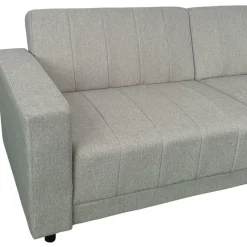 Allie II - Slaapbank 3-zits in cappuccinokleurige stof