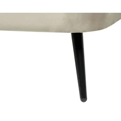 ALLIER - Chaise longue - Beige - Linkerzijde - Fluweel