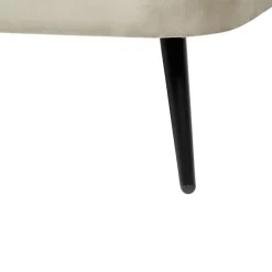 ALLIER - Chaise longue - Beige - Linkerzijde - Fluweel