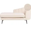 ALLIER - Chaise longue - Beige - Rechterzijde - Bouclé