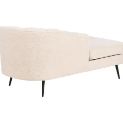 ALLIER - Chaise longue - Beige - Rechterzijde - Bouclé