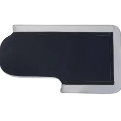 ALLIER - Chaise longue - Grijs - Linkerzijde - Fluweel